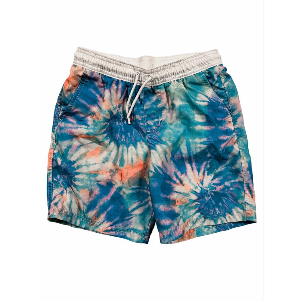 Boys Cat+Jack tie dye swim trunks size L